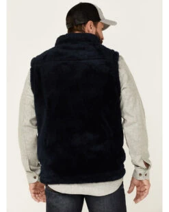 Moonshine Spirit Men's Kern Valley Faux Fur Zip-Front Fleece Vest  -Men Western Cowboy 2000343386 410 P4