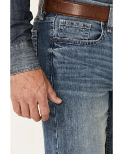 Cody James Men's Casey Light Wash Stretch Stackable Straight Jeans  -Men Western Cowboy 2000344540 400 P3