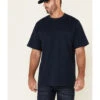 Hawx Men's Solid Navy Forge Short Sleeve Work Pocket T-Shirt 