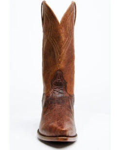 El Dorado Men's Rust Bison Western Boots - Snip Toe -Men Western Cowboy 2000350233 220 P4