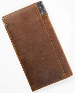 Cody James Men's Distressed Patriotic Checkbook Wallet -Men Western Cowboy 2000351819 942 P3