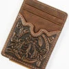 Cody James Men's Brown Ostrich Money Clip