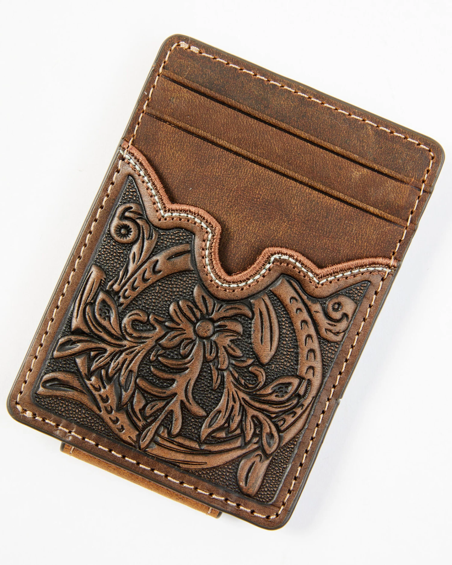 Cody James Men's Brown Ostrich Money Clip 1 Cody James Men's Brown Ostrich Money Clip