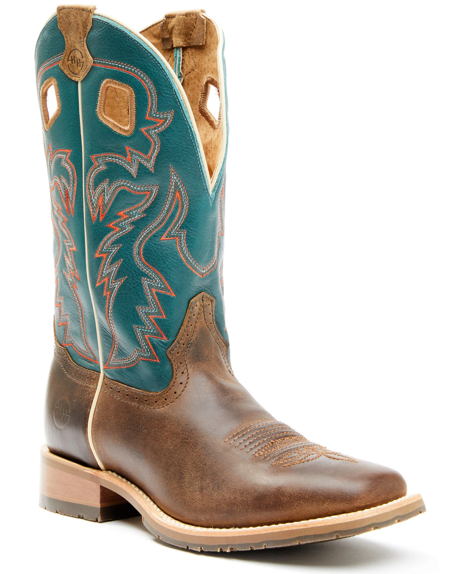 Double H Men's Elliott Western Boots - Broad Square Toe 1 Double H Men's Elliott Western Boots - Broad Square Toe