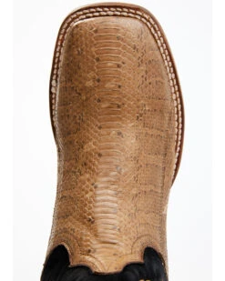 Dan Post Men's Taupe Water Snake Exotic Western Boots - Broad Square Toe  -Men Western Cowboy 2000354881 251 P6