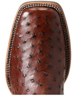 Ariat Men's Full Quill Ostrich Quantum Primo Western Boot - Broad Square Toe  -Men Western Cowboy 2000356431 200 P4