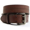 Hawx Men's Double Stitch Center Double Prong Belt