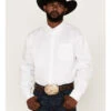 RANK 45 Men's Basic Twill Long Sleeve Button-Down Western Shirt - Big
