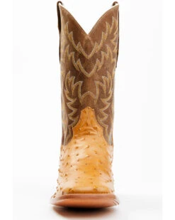 Cody James Men's Full-Quill Ostrich Exotic Western Boots - Broad Square Toe  -Men Western Cowboy 2000359773 200 P4