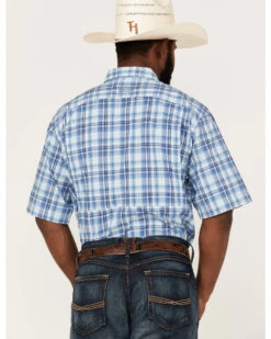 Ariat Men's VentTEK Dutch Plaid Short Sleeve Button Down Western Shirt  -Men Western Cowboy 2000363134 400 P4