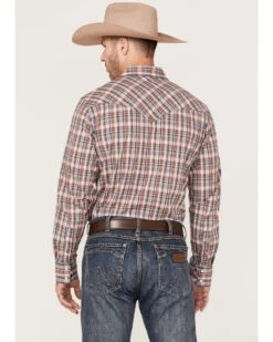 Cinch Men's Modern Fit Small Plaid Long Sleeve Snap Western Shirt  -Men Western Cowboy 2000363585 900 P4