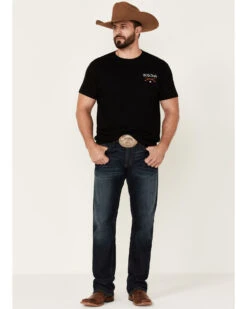 Howitzer Men's Standing Freedom Musket Graphic Short Sleeve T-Shirt 5 Howitzer Men's Standing Freedom Musket Graphic Short Sleeve T-Shirt -Men Western Cowboy 2000364409 001 P2