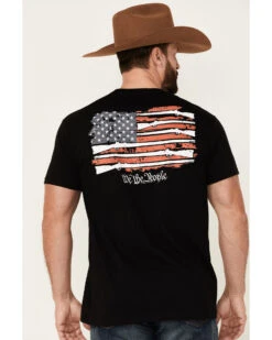 Howitzer Men's Standing Freedom Musket Graphic Short Sleeve T-Shirt 7 Howitzer Men's Standing Freedom Musket Graphic Short Sleeve T-Shirt -Men Western Cowboy 2000364409 001 P4
