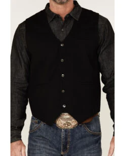 Moonshine Spirit Men's Sunday Brunch Button Down Western Vest  -Men Western Cowboy 2000364440 001 P3