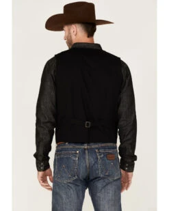 Moonshine Spirit Men's Sunday Brunch Button Down Western Vest  -Men Western Cowboy 2000364440 001 P4