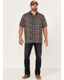 Gibson Men's Honky Tonk Southwestern Print Short Sleeve Button-Down Western Shirt 5 Gibson Men's Honky Tonk Southwestern Print Short Sleeve Button-Down Western Shirt -Men Western Cowboy 2000364573 900 P2