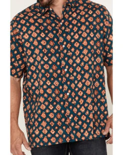 Gibson Men's Honky Tonk Southwestern Print Short Sleeve Button-Down Western Shirt 6 Gibson Men's Honky Tonk Southwestern Print Short Sleeve Button-Down Western Shirt -Men Western Cowboy 2000364573 900 P3