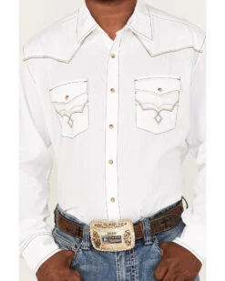 Rock 47 By Wrangler Men's Embroidered Long Sleeve Snap Western Shirt 6 Rock 47 By Wrangler Men's Embroidered Long Sleeve Snap Western Shirt -Men Western Cowboy 2000366004 100 P3