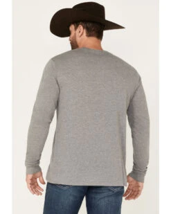 Wrangler Men's Buffalo Logo Graphic Long Sleeve T-Shirt -Men Western Cowboy 2000366049 020 P4