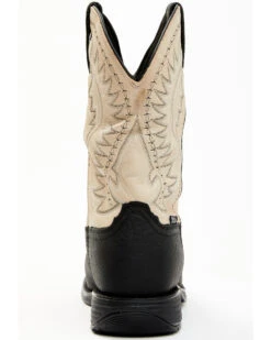 Rocky Men's Rugged Trail Pull On Western Work Boots - Steel Toe  -Men Western Cowboy 2000368704 944 P5