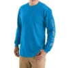 Carhartt Men's Loose Fit Heavyweight Long Sleeve Logo Graphic Work T-Shirt