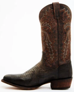 Dan Post Men's Exotic Teju Lizard Leather Tall Western Boots - Round Toe -Men Western Cowboy 2000371050 201 P3