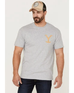 Changes Men's Yellowstone For The Brand Silhouette Graphic T-Shirt  