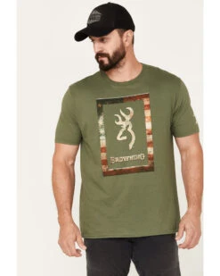 Browning Men's Americana Short Sleeve Graphic T-Shirt