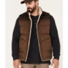 Brothers & Sons Men's Reversible Sherpa Down Vest