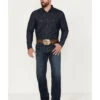 Cinch Men's Grant Dark Stonewash Relaxed Bootcut Stretch Performance Jeans
