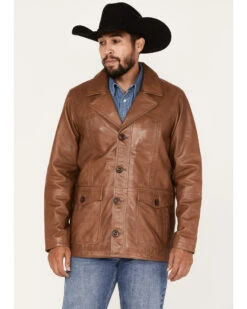 Cody James Men's Dale Leather Field Jacket