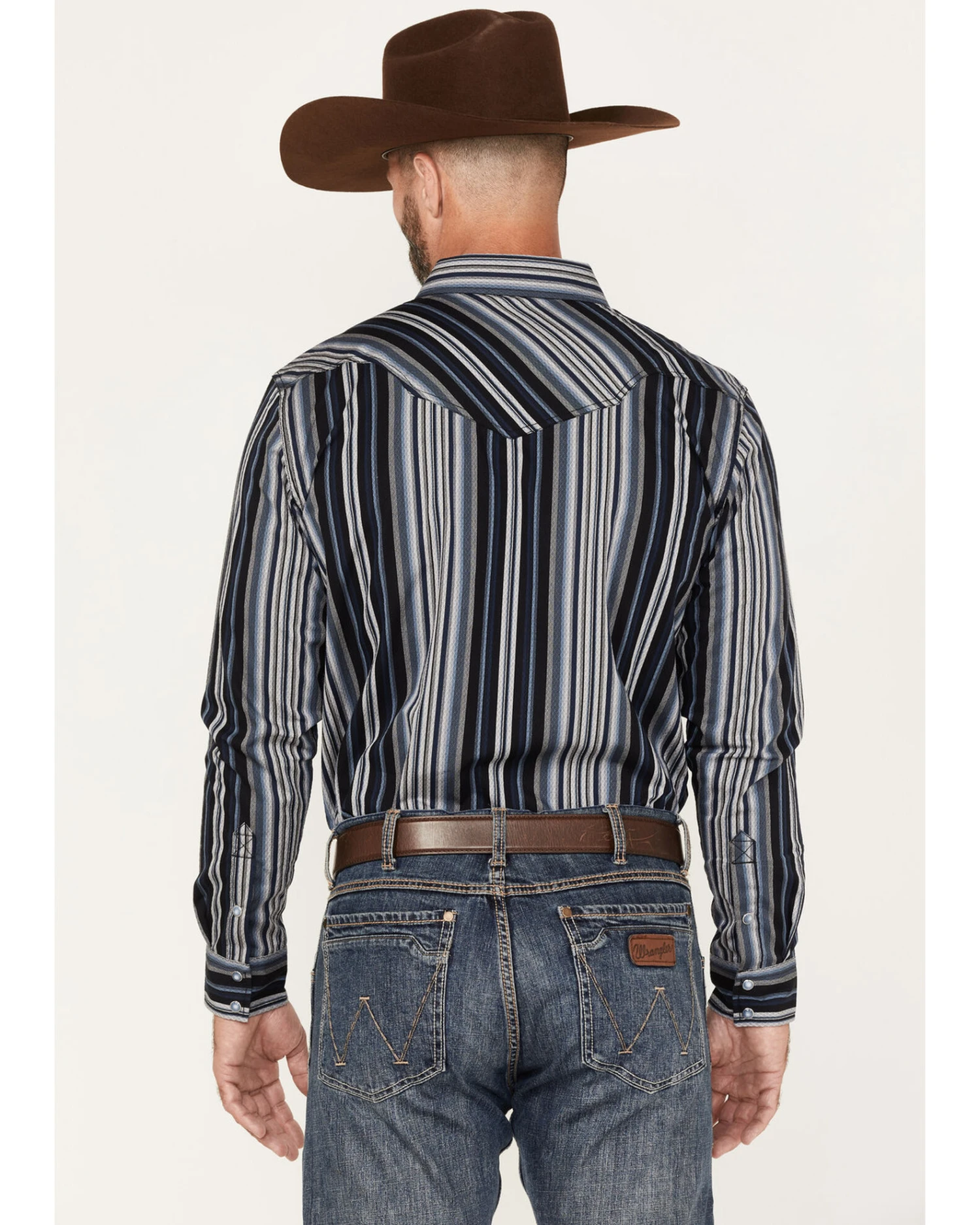 Cody James Men's Hull Vintage Stripe Snap Western Shirt 4 Cody James Men's Hull Vintage Stripe Snap Western Shirt - Image 4