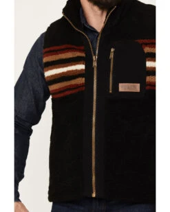 Pendleton Men's Ridgeline Striped Fleece Vest  -Men Western Cowboy 2000374622 001 P3