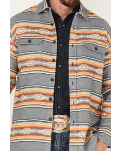 Pendleton Men's Driftwood Stripe Button-Down Western Shirt -Men Western Cowboy 2000374665 400 P3