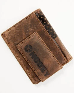 Hooey Men's Brown Liberty Rope Embossed Bi-Fold Money Clip Wallet 5 Hooey Men's Brown Liberty Rope Embossed Bi-Fold Money Clip Wallet -Men Western Cowboy 2000376892 200 P3