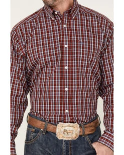 Ariat Men's Wrinkle Free Emilio Classic Fit Long Sleeve Button Down Shirt - Big & Tall -Men Western Cowboy 2000377106 600 P3