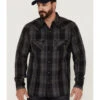 Ariat Men's Harrold Plaid Long Sleeve Snap Western Flannel Shirt  