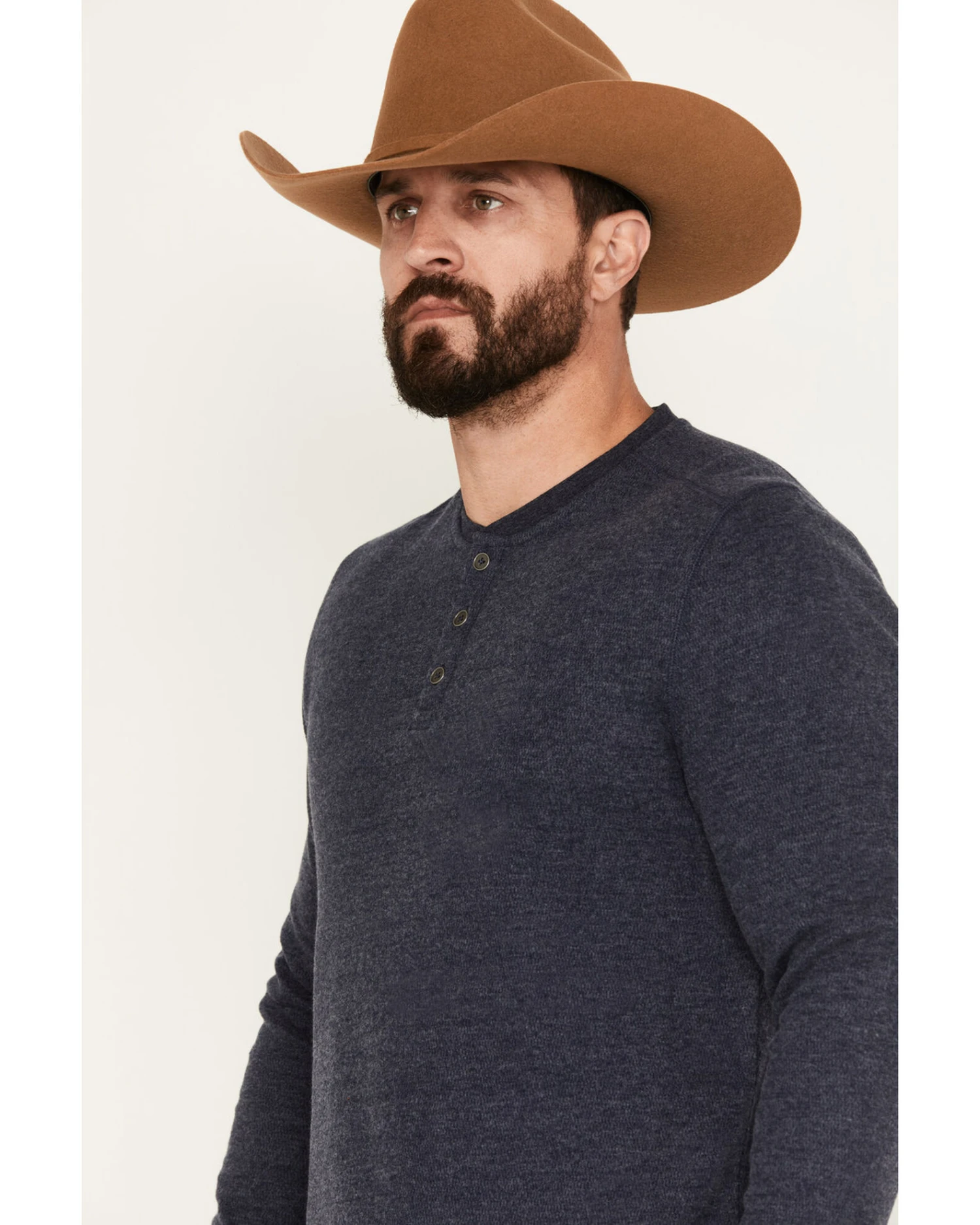 Flag & Anthem Men's Elko Brushed Thermal Henley Long Sleeve Shirt 2 Flag & Anthem Men's Elko Brushed Thermal Henley Long Sleeve Shirt - Image 2