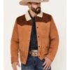 Scully Men's Suede Color Block Jacket