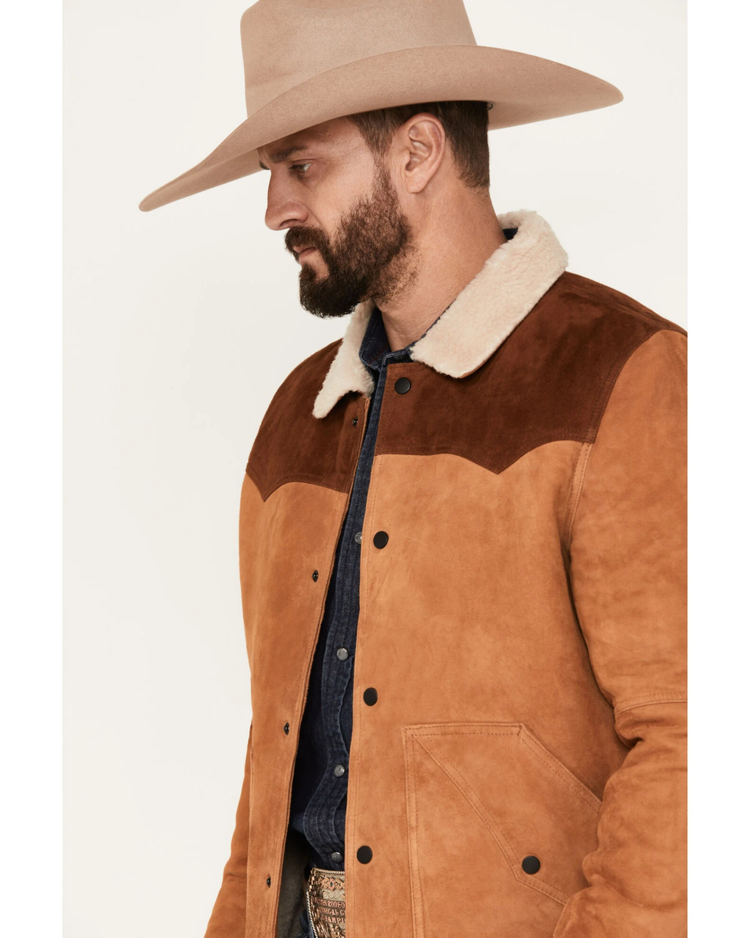 Scully Men's Suede Color Block Jacket 2 Scully Men's Suede Color Block Jacket - Image 2