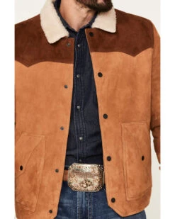 Scully Men's Suede Color Block Jacket 6 Scully Men's Suede Color Block Jacket -Men Western Cowboy 2000377892 280 P3