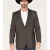 Circle S Men's Houston Glen Plaid Print Sportcoat - Big & Tall