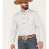 Cowboy Hardware Men's Geo Print Long Sleeve Button Down Shirt