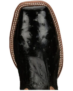 Tony Lama Men's Castillo Full Quill Ostrich Exotic Western Boots - Broad Square Toe -Men Western Cowboy 2000379339 001 P6
