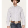 Cinch Men's Small Print Long Sleeve Button Down Western Shirt