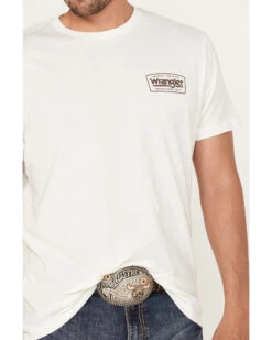Wrangler Men's Buffalo Sun Short Sleeve Graphic T-Shirt -Men Western Cowboy 2000380009 100 P3