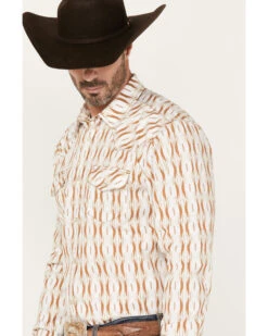 Gibson Men's Old Creek Geo Print Long Sleeve Pearl Snap Western Shirt 5 Gibson Men's Old Creek Geo Print Long Sleeve Pearl Snap Western Shirt -Men Western Cowboy 2000380458 100 P2