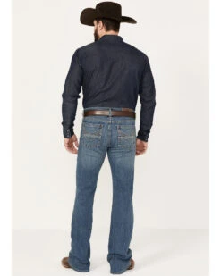 Cody James Men's Light A Shuck Medium Wash Relaxed Bootcut Stretch Denim Jeans  -Men Western Cowboy 2000381085 413 P3