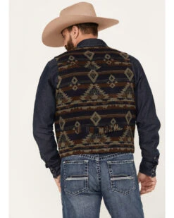 Cody James Men's Dakota Southwestern Jacquard Vest -Men Western Cowboy 2000383181 200 P4