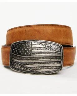 Cody James Men's American Flag Buckle Belt